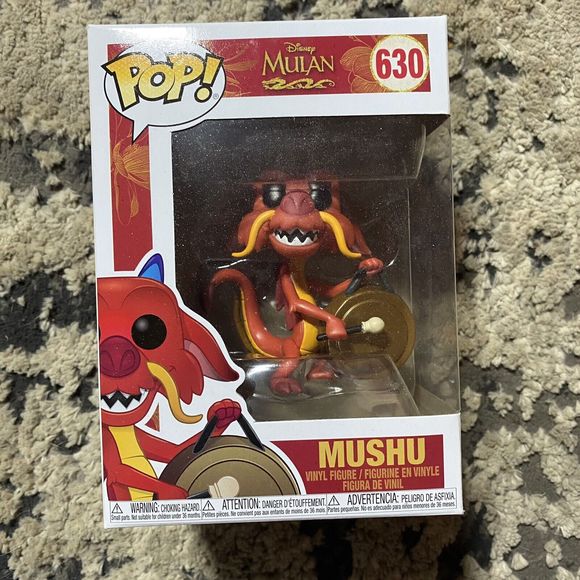 Funko Pop! Disney Mulan Mushu (Diamond Collection) Hot Topic Exclusive #630 - Picture 1 of 3
